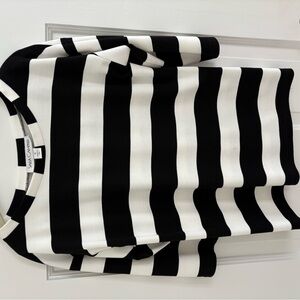 Black and White Striped Top by Sara Campbell
